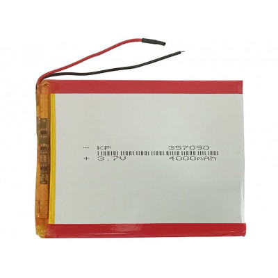 3.7V 4000mAH (Lithium Polymer) Lipo Rechargeable Battery Model KP-357090 3.7V 4000mAH (Lithium Polymer) Lipo Rechargeable Battery Model KP-357090