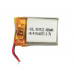 3.7V 400mAH (Lithium Polymer) Lipo Rechargeable Battery Model KP-401522