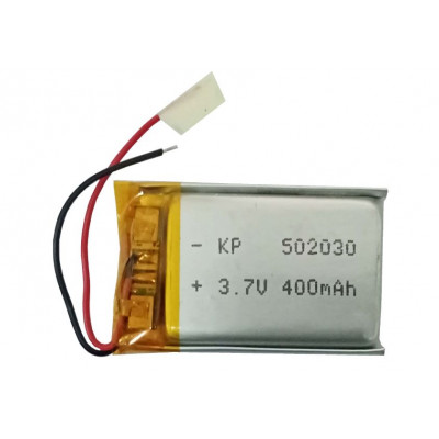 3.7V 400mAH (Lithium Polymer) Lipo Rechargeable Battery Model KP-502030 3.7V 400mAH (Lithium Polymer) Lipo Rechargeable Battery Model KP-502030