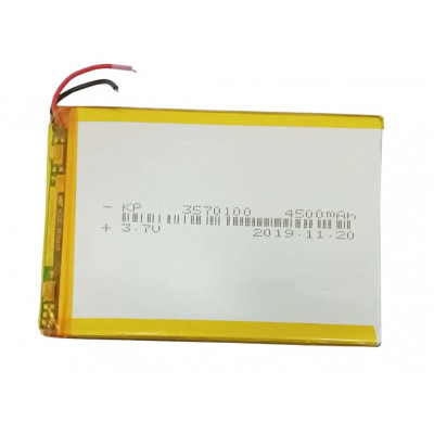 3.7V 4500mAH (Lithium Polymer) Lipo Rechargeable Battery Model KP-3570100 3.7V 4500mAH (Lithium Polymer) Lipo Rechargeable Battery Model KP-3570100
