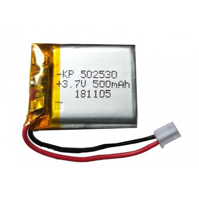 3.7V 500mAH (Lithium Polymer) Lipo Rechargeable Battery Model KP-502530