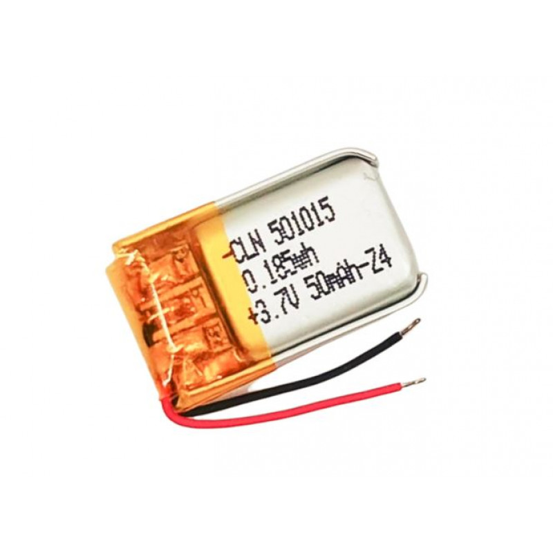 3.7V 50mAH (Lithium Polymer) Lipo Rechargeable Battery Model KP501015 buy online at Low Price