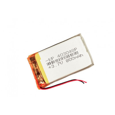 3.7V 800mAH (Lithium Polymer) Lipo Rechargeable Battery Model KP-403048