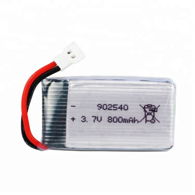 3.7V 800mAH (Lithium Polymer) Lipo Rechargeable Battery for RC Drone