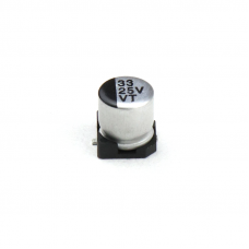 33uF 25V (SMD) Electrolytic Capacitor - 5 Pieces Pack