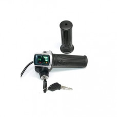 36V LCD digital throttle with key with the speed mileage display