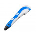 3D Printing Pen with Filament and Power Adapter - Blue color