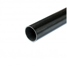 3K Roll-wrapped Carbon Fibre Tube (Hollow) 10mm(OD) x 8mm(ID) x 1000mm(L)