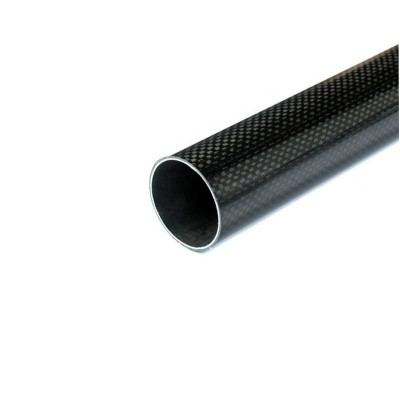 3K Roll-wrapped Carbon Fibre Tube (Hollow) 10mm(OD) x 8mm(ID) x 1000mm(L)