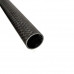 3K Roll-wrapped Carbon Fibre Tube (Hollow) 14mm(OD) x 12mm(ID) x 1000mm(L)