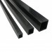 3K Roll-wrapped Square Carbon Fiber Tube (Hollow) 10mm(OD) x 8mm(ID) x 500mm(L)