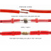 3mm Electrical Waterproof Seal Heat Shrink Splice Wire Sleeve White-Red