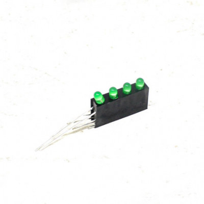 3MM Four Hole Lamp Holder with Green color Light 3MM Four Hole Lamp Holder with Green color Light