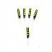 3MM Four Hole Lamp Holder with Yellow color LED (Pack of 5) 3MM Four Hole Lamp Holder with Yellow color LED (Pack of 5)