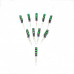 3MM Three Hole Lamp Holder with Green color Light (Pack Of 10)