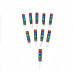 3MM Three Hole Lamp Holder with (Red+Blue+Green) color Light (Pack Of 10) 3MM Three Hole Lamp Holder with (Red+Blue+Green) color Light (Pack Of 10)