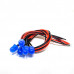 3V 5MM Blue LED Indicator With Wire 20cm (Pack of 5) 3V 5MM Blue LED Indicator With Wire 20cm (Pack of 5)