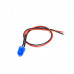 3V 8MM Blue LED Indicator With Wire 20cm (Pack of 5) 3V 8MM Blue LED Indicator With Wire 20cm (Pack of 5)