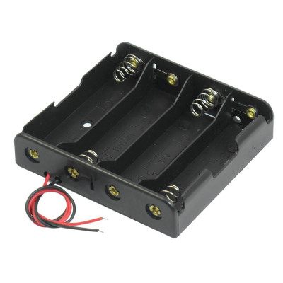 4 x 3.7V 18650 Lithium Polymer (Lipo) Battery Holder