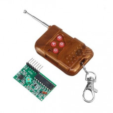 4 Channel Wireless Four Button RF Remote Control Transceiver Module (Non Locking Mode)