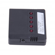 4 Port DC 5V 1S RC Lithium LiPo Battery Compact Balance Charger for RC Quadcopter