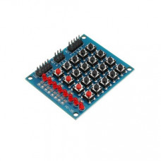 4×4 Push Button Switch 16 Keys 8LEDs Matrix Independent Keyboard Module for AVR ARM STM32