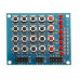 4×4 Push Button Switch 16 Keys 8LEDs Matrix Independent Keyboard Module for AVR ARM STM32