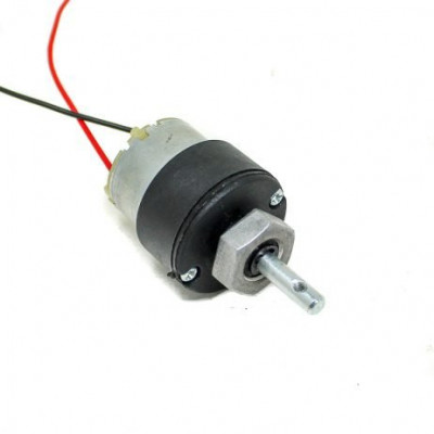 45RPM 12V Low Noise DC Motor With Metal Gears - Grade A