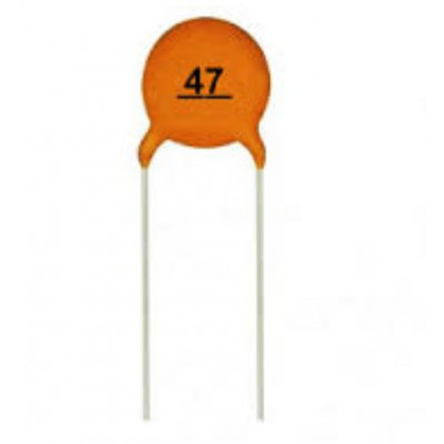 47pF 50V Ceramic Capacitor - 5 Pieces pack