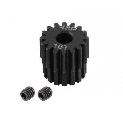 48P 16T 3.17mm Shaft Steel Pinion Gear For RC Hobby Motor Gear 1 / 10th SCT Monster