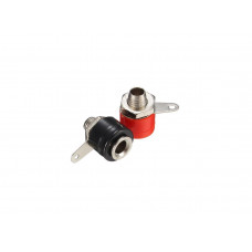 Banana Jack Plug Connector - Female - Black & Red Pair - 4mm