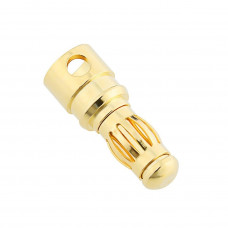 4mm Gold Connectors Male
