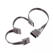4PIN (Large) IDE 1 Input to 10 SATA Output Hard Disk Power Cord