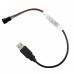 5-24V MINI 3Key LED Controller for WS2811 WS2812B LED Light Strip with USB Cable