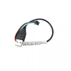 5-24V MINI 3Key LED Controller for WS2811 WS2812B LED Light Strip with USB Cable