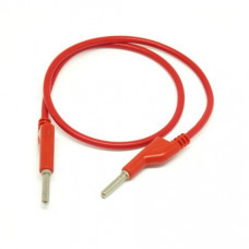 50cm Red Double 4mm Banana Cable 15A