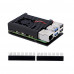 52Pi Raspberry Pi 5 Aluminum Black Case with Built-in Heat Dissipation Column and Heatsinks