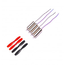 55mm Blade Propeller+720 CW and CCW Brushed Motor For Indoor Racing Drone