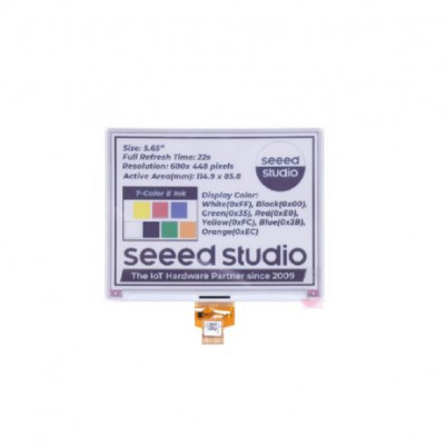5.65 Seven-Color ePaper Display with 600480 Pixels