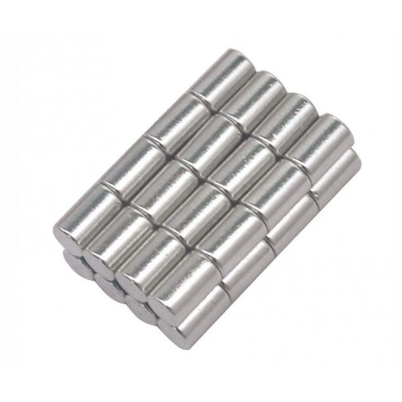 5mm x 8mm (5x8 mm) Neodymium Cylindrical Strong Magnet buy online at Low  Price in India 
