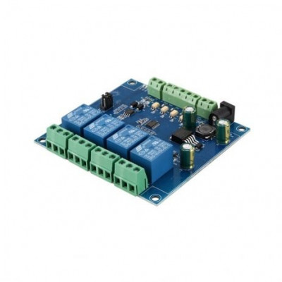 5V DC RTU 4 Channel Relay Module with 7-24V Modbus and RS485/TTL Anti-reverse Connection
