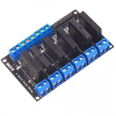 6 Channel 12V Relay Module Solid State Low Level SSR DC Control 250V 2A with Resistive 6 Channel 12V Relay Module Solid State Low Level SSR DC Control 250V 2A with Resistive