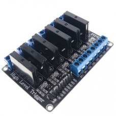 6 Channel 24V Relay Module Solid State High Level SSR DC Control 250V 2A with Resistive Fuse