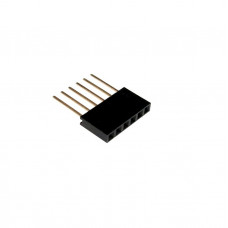 6 Pin Female 11mm tall stackable Header Connector for Arduino