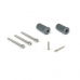 60mm Aluminium Mecanum Wheels Set  (Bearing Type Roller) 4 Pieces Pack