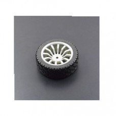 65mm Robot Smart Car 12 Rim Wheel - Silver