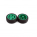 65mm Robot Smart Car Wheel for BO Motors (Green)