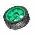 65mm Robot Smart Car Wheel for BO Motors (Green)