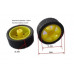 65mm Robot Wheel for BO Motors (Yellow)