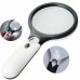 6902B 3x 45x 3 LED Light Pocket Magnifying Glass